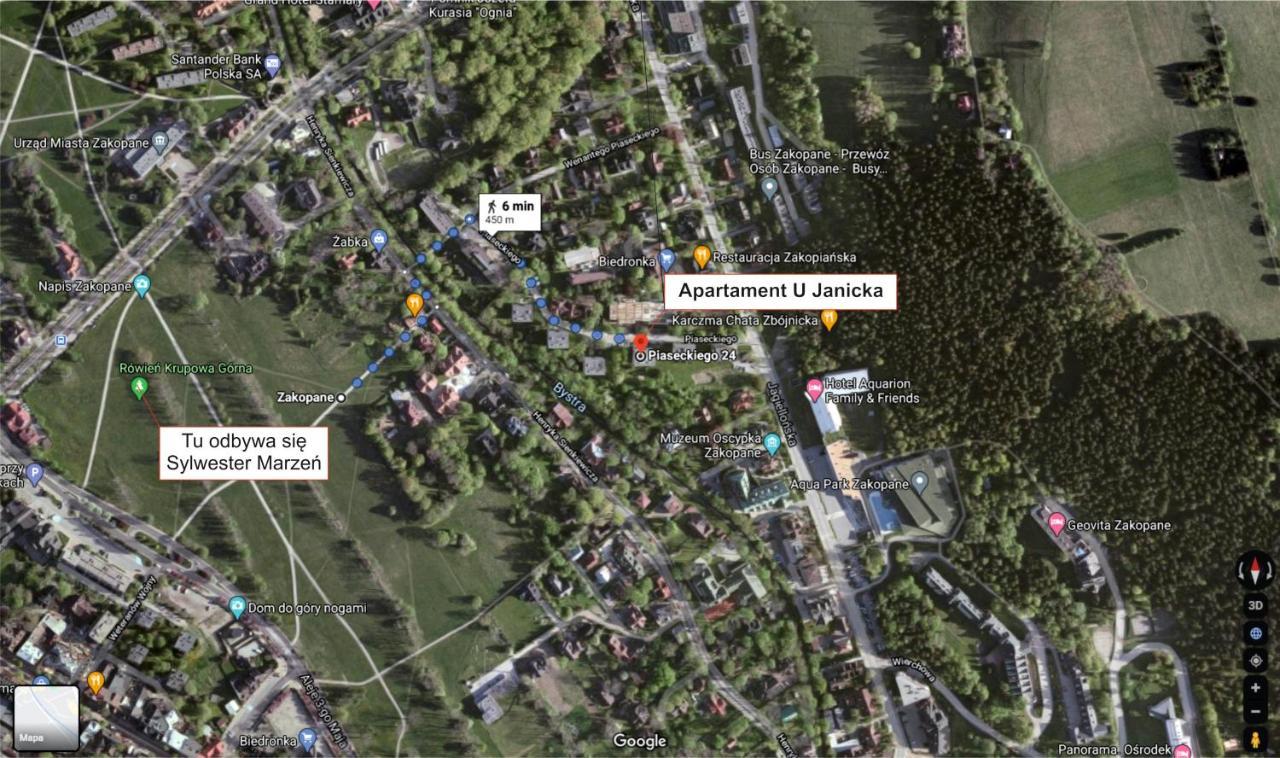 Appartamento Apartament U Janicka Zakopane Esterno foto